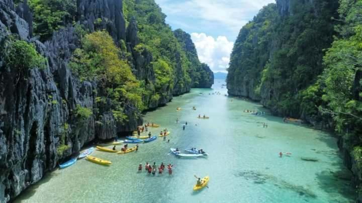 Bucana Kamp Payapa Beachfront エルニド エクステリア 写真